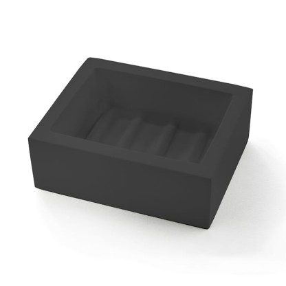 3SC Bemood Black Мыльница настольная, цвет: черный
