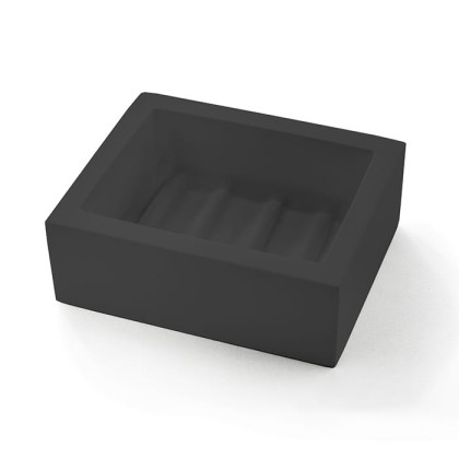 3SC Bemood Black Мыльница настольная, цвет: черный