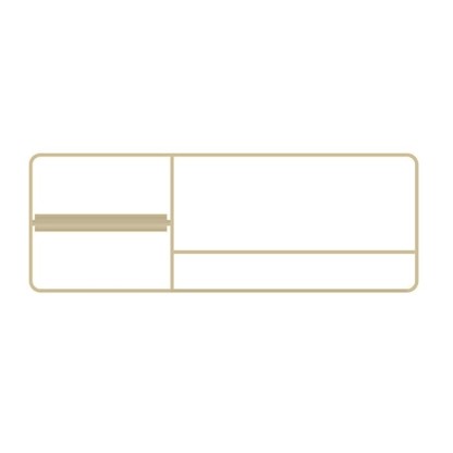 Bertocci Fly Релинг металлический 41см для аксессуаров из композита, с полотенцедержателем и бумагодержателем, SX, цвет: Nickel mat