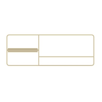 Bertocci Fly Релинг металлический 41см для аксессуаров из композита, с полотенцедержателем и бумагодержателем, SX, цвет: Nickel mat