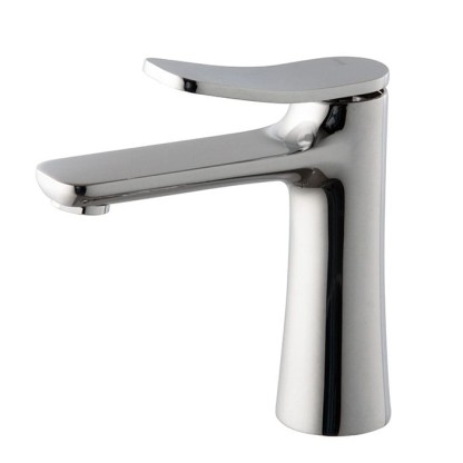 Carlo Frattini Flo' Смеситель для раковины, 1 отв., высота: 16.8см., излив: 12см., с донным клапаном, цвет: хром