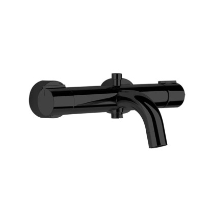 Gessi Emporio Via tortona Смеситель для ванны, подвесной, термостатический, с автоматическим переключателем ванна-душ, цвет: Black XL
