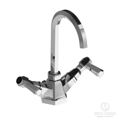 Stella Eccelsa Leve Смеситель для раковины на 1 отверстие 3217, с донным клапаном, цвет: хром