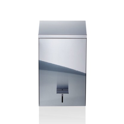 Decor Walther TE 70 SC Ведро 20x20x32см, с педалью и крышкой, softclose, напольное, цвет: хром