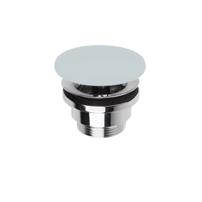 Simas Донный клапан, клик-клак, с керамической крышкой, цвет: Tela matt