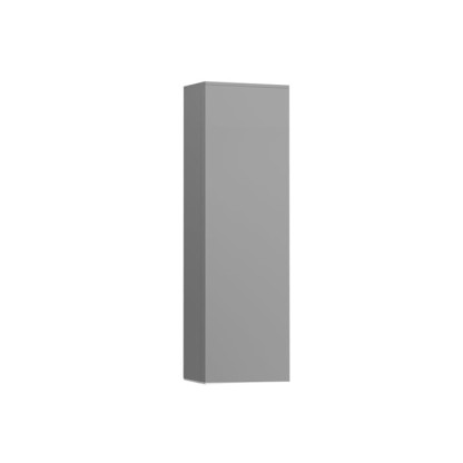 Laufen Kartell Шкаф подвесной, 40х27х130см, с 1 дверцей, 4 стек. полки, DX, цвет: сланцево-серый