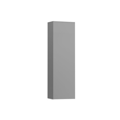 Laufen Kartell Шкаф подвесной, 40х27х130см, с 1 дверцей, 4 стек. полки, DX, цвет: сланцево-серый
