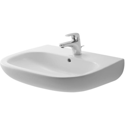 Duravit D-Code Раковина 60х46см., 1 отв., с переливом, цвет: белый