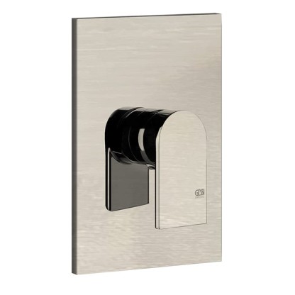 Gessi Emporio Via manzoni Смеситель для душа, встраиваемый, на 1 позицию, цвет: Finox Brushed Nickel