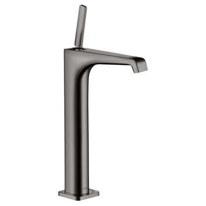 Axor Citterio E Смеситель для раковины, на 1 отв., высокий., с незапираемым донным клапаном, цвет: черный хром