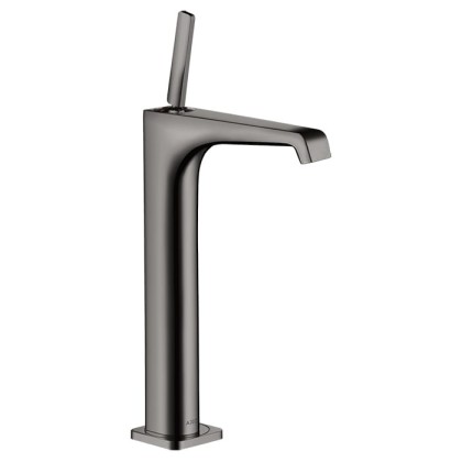 Axor Citterio E Смеситель для раковины, на 1 отв., высокий., с незапираемым донным клапаном, цвет: черный хром