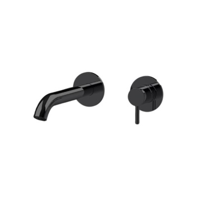 Almar Washbasin Внешняя часть смесителя для раковины, излив 162-187, с регулируемым углом аэратора, расположение универсальное, цвет: черный матовый