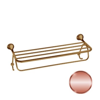 Daniel Revival Acc.B. Полотенцедержатель-полка с двумя крючками 65см., подвесной, медь vecchio rame