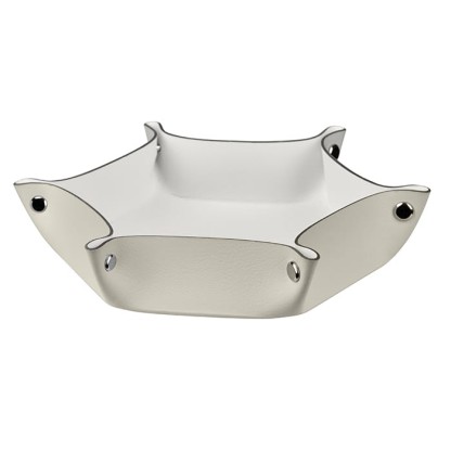 ADJ Мелочница, 15x18xH5 см., цвет: панна котта/белый