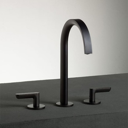 Fantini Icona Deco Смеситель для раковины, 3 отверстия, цвет: оружейная сталь