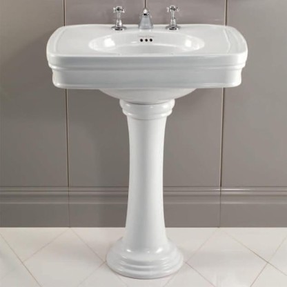 Devon&Devon Rose Раковина 70х57 см, 3 отв., цвет: белый