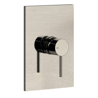 Gessi Emporio Via tortona Смеситель для душа,, подвесной, термостатический, цвет: Finox Brushed Nickel