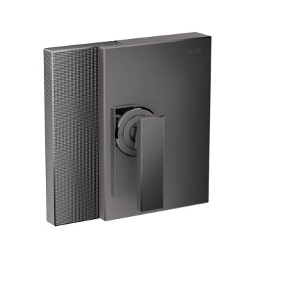 Axor Edge Смеситель для душа, встраиваемый, на 1 источник, алмазная огранка, внешняя часть, цвет: черный