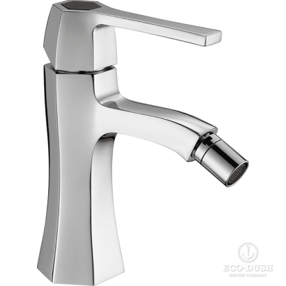 CISAL Cherie Смеситель однорычажный для биде на 1 отверстие, без донного клапана, цвет: хром/черный