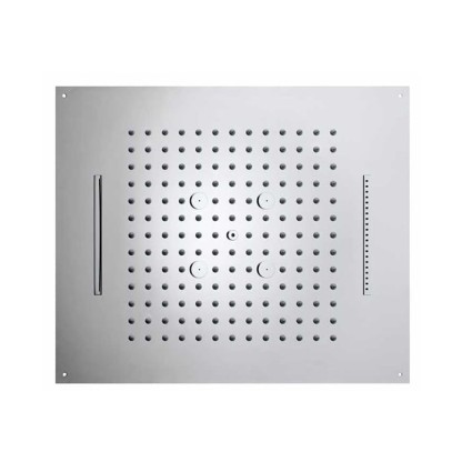 Bossini Dream Верхний душ 57x47см, 4 режима (дождь, каскад, водопад туман), потолочный, цвет: хром