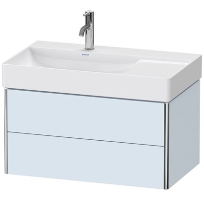 Duravit XSquare Тумба с раковиной 78.4x46х39.7см., подвесная, 2 ящика, цвет: Light Blue SaM