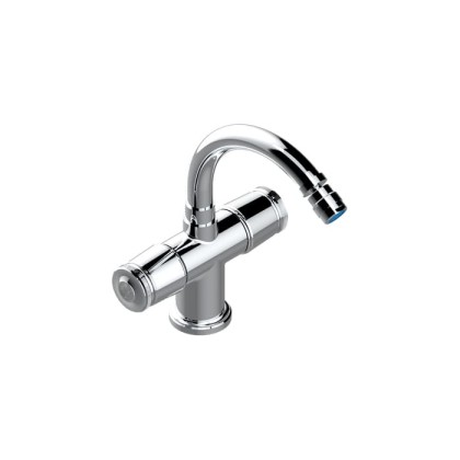 THG CORVAIR FIOR DI BOSCO Смеситель для биде на 1 отверстие, 2-х вентильный, с донным клапаном, цвет: хром