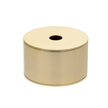 Oasis Defile Контейнер ?11х6.5см., настольный, гладкий, цвет: золото