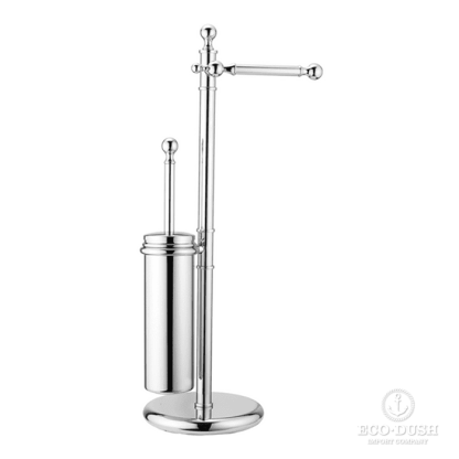 CISAL Arcana Напольная стойка с ершиком и держателем т/б, цвет: хром