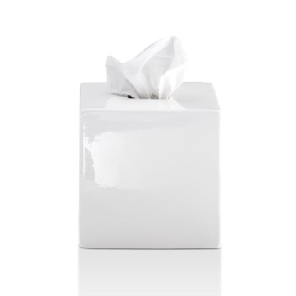 Decor Walther KB 89 Диспенсер для салфеток 13.5x13.5x13.5см, керамика, настольный, цвет: белый