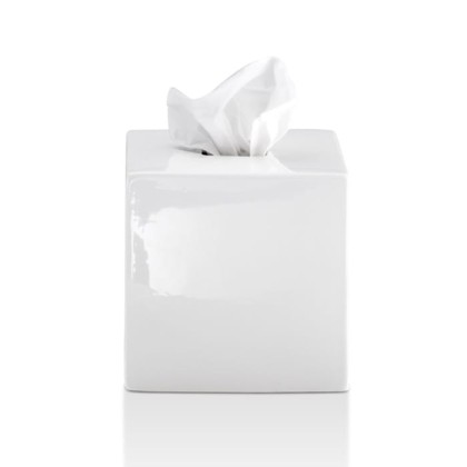 Decor Walther KB 89 Диспенсер для салфеток 13.5x13.5x13.5см, керамика, настольный, цвет: белый