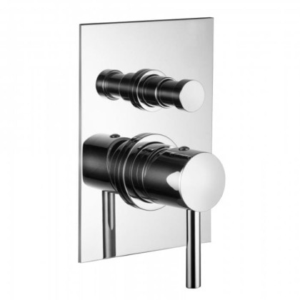 Встраиваемый смеситель для душа Bongio T-Square, цвет: хром