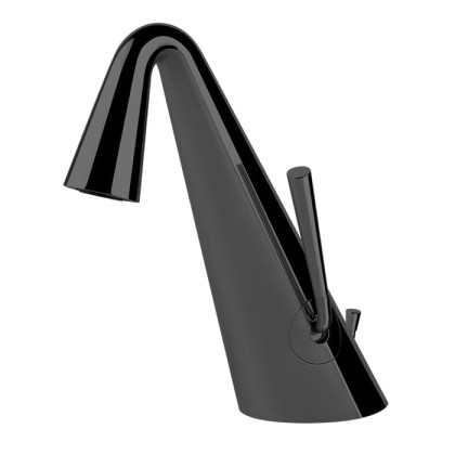 Gessi Cono Смеситель для раковины, на 1 отв., с донным клапаном, цвет: Black Metal PVD
