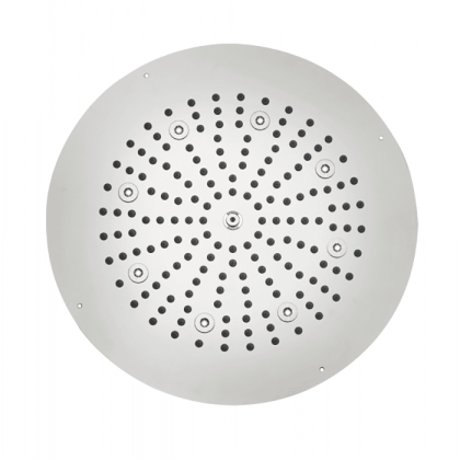 BOSSINI DREAM-OKI Верхний душ ? 470 мм, с 8 LED  RGB, блок питания/управления, Cromoterapia, гибкая подводка,, цвет: хром