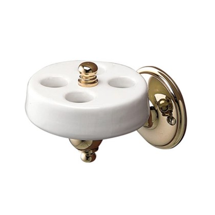 Devon&Devon Old Navy Держатель для зубных щеток, подвесной, цвет: золото