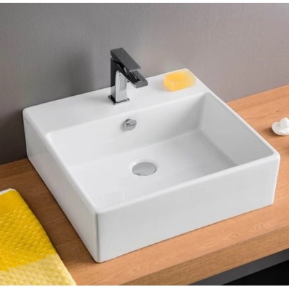 Artceram QUADRO Раковина 50x48 см, 1 отв., цвет: белый