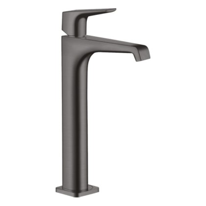 Axor Citterio E Смеситель для раковины 250, на 1 отв., высокий, с донным клапаном, цвет: шлифованный черный хром