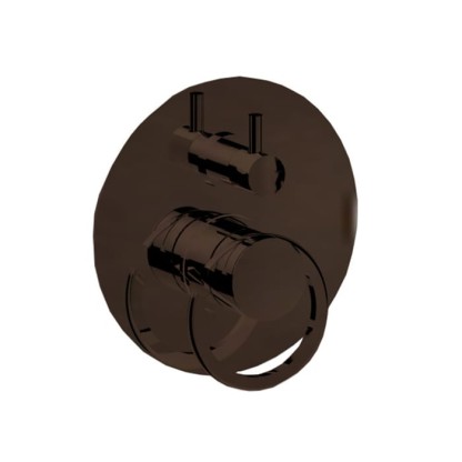 Bongio Linea Смеситель настенный встраиваемый, однорычажный, с переключателем на 2 положения, внешняя часть, цвет: Terra di Toscana