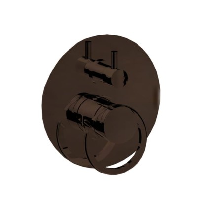 Bongio Linea Смеситель настенный встраиваемый, однорычажный, с переключателем на 2 положения, внешняя часть, цвет: Terra di Toscana