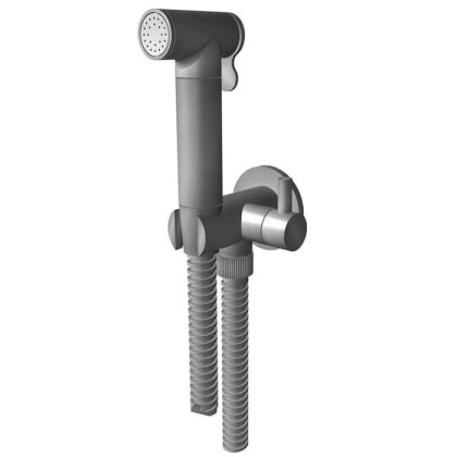 Bongio Time 2020 Гигиенический душ с запорным вентилем, цвет: нерж. сталь