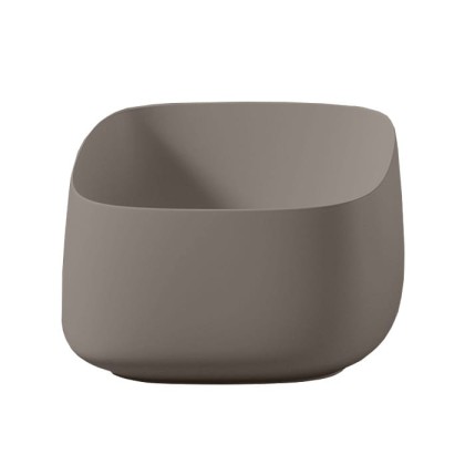 Artceram Cognac Раковина 43х43 см, без отв., накладная, цвет: tortora