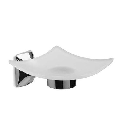 Bertocci Leger Мыльница подвесная, цвет: матовое стекло/хром