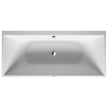 Duravit Vitrium Ванна пристенная 180x80см, с ножками, с2 наклонами для спины, прямоугольная, цвет: белый