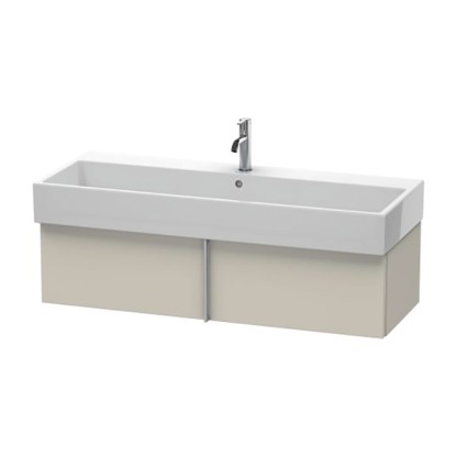 Duravit VA Тумба подвесная, 118.4x43.1х29.8см., с раковиной и 1 выдв. ящиком, цвет: серо-коричневый