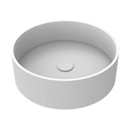 MOMA Jump Раковина ?45см., накладная, с донным клапаном, цвет: белый матовый