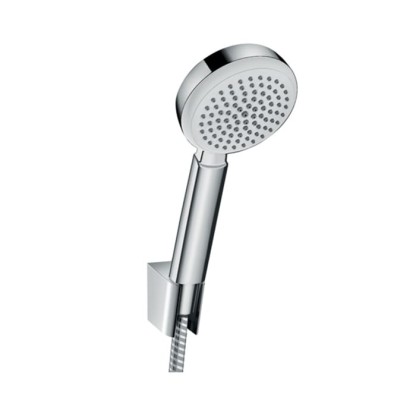Hansgrohe Crometta 100 1jet Port Ручной душ 10см., с держателем, цвет: белый/хром