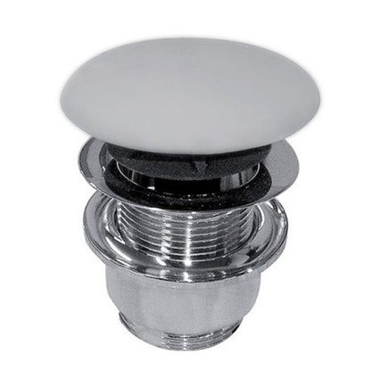 Globo Выпуск для раковины c переливом, click-clack, цвет: белый