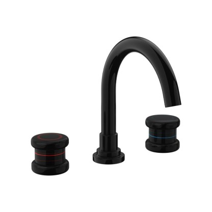 Nicolazzi Festival Смеситель для раковины на 3 отв, цвет: BN+ручки FESP005+FESP006