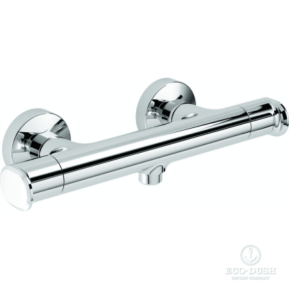 CISAL LineaViva Смеситель термостатический настенный для душа, цвет: хром