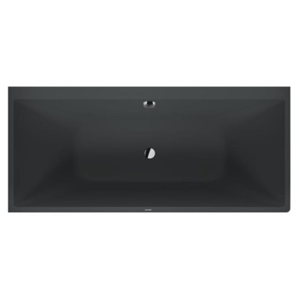 Duravit Vitrium Ванна встраиваемая 180x80см, Sx, с ножками, с2 наклонами для спины, прямоугольная, цвет: темно-серый матовый