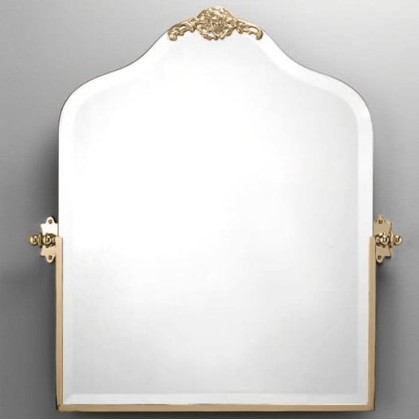 Devon&Devon Mayfair Зеркало поворотное 70х64см, с орнаментом, цвет: золото